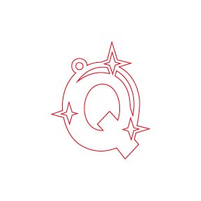 Keychain - Alpha 01 - Q