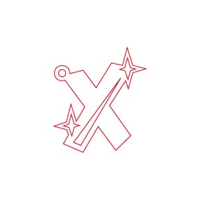 Keychain - Alpha 01 - X