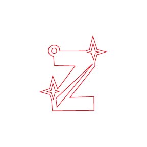 Keychain - Alpha 01 - Z