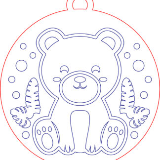 Keychain - Animal Set 01 - Bear