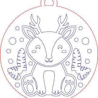 Keychain - Animal Set 01 - Deer