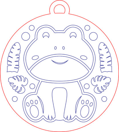 Keychain - Animal Set 01 - Frog