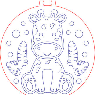 Keychain - Animal Set 01 - Giraffe