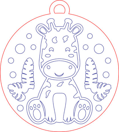 Keychain - Animal Set 01 - Giraffe