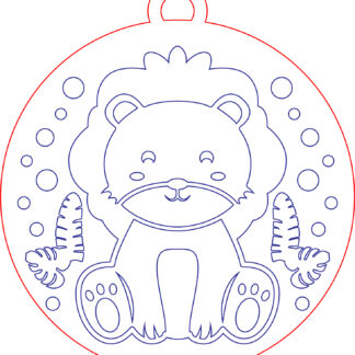 Keychain - Animal Set 01 - Lion