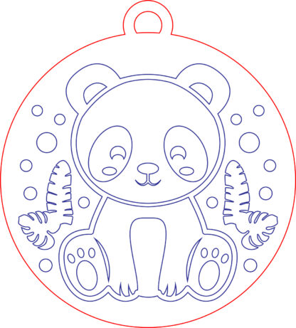 Keychain - Animal Set 01 - Panda