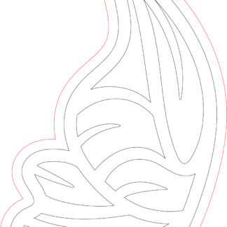 Keychain - Butterfly Wing 03