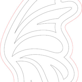 Keychain - Butterfly Wing 11