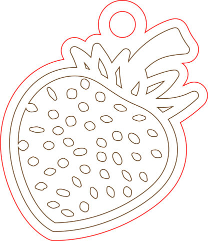 Keychain - Fruit 24